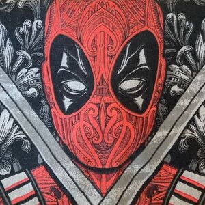 Y2K style Deadpool graphic tee reprint